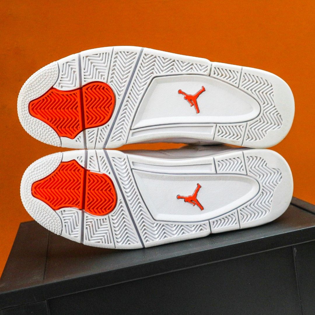 jordan 4 orange metallic