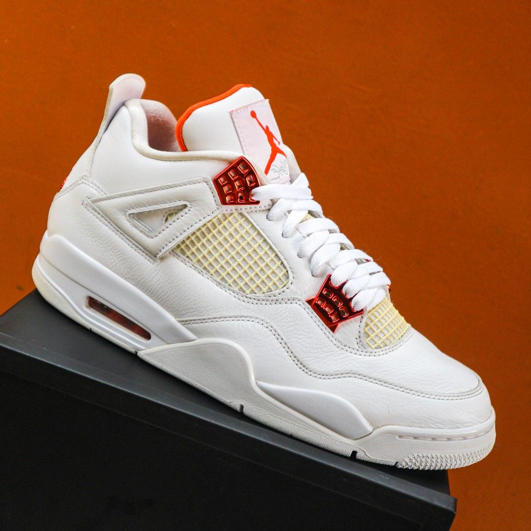 jordan 4 orange metallic