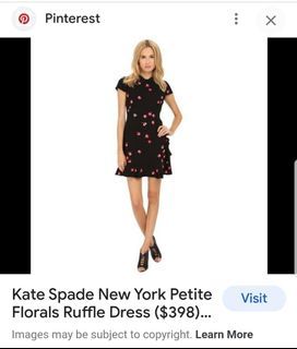 Kate Spade New York Floral Ruffle Dress