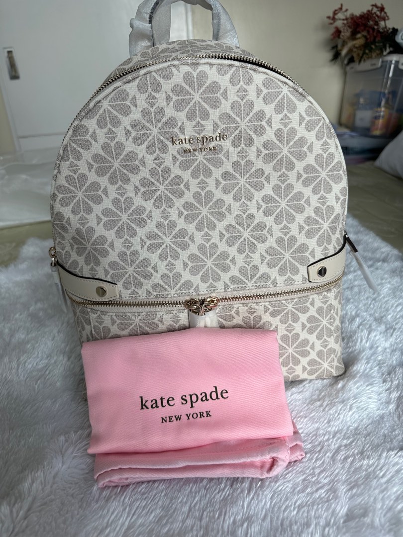 Kate Spade Spade Flower Coated Canvas Day Pack Medium Backpack