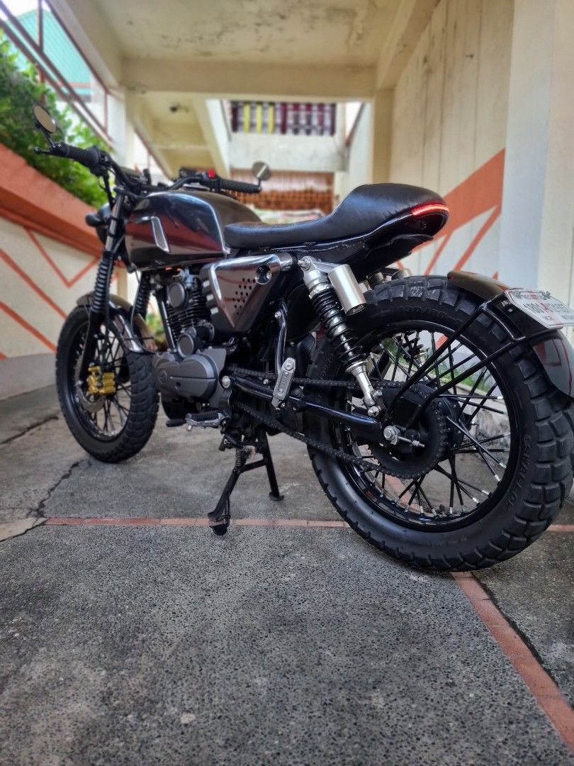 euro keeway cafe racer 152 modified