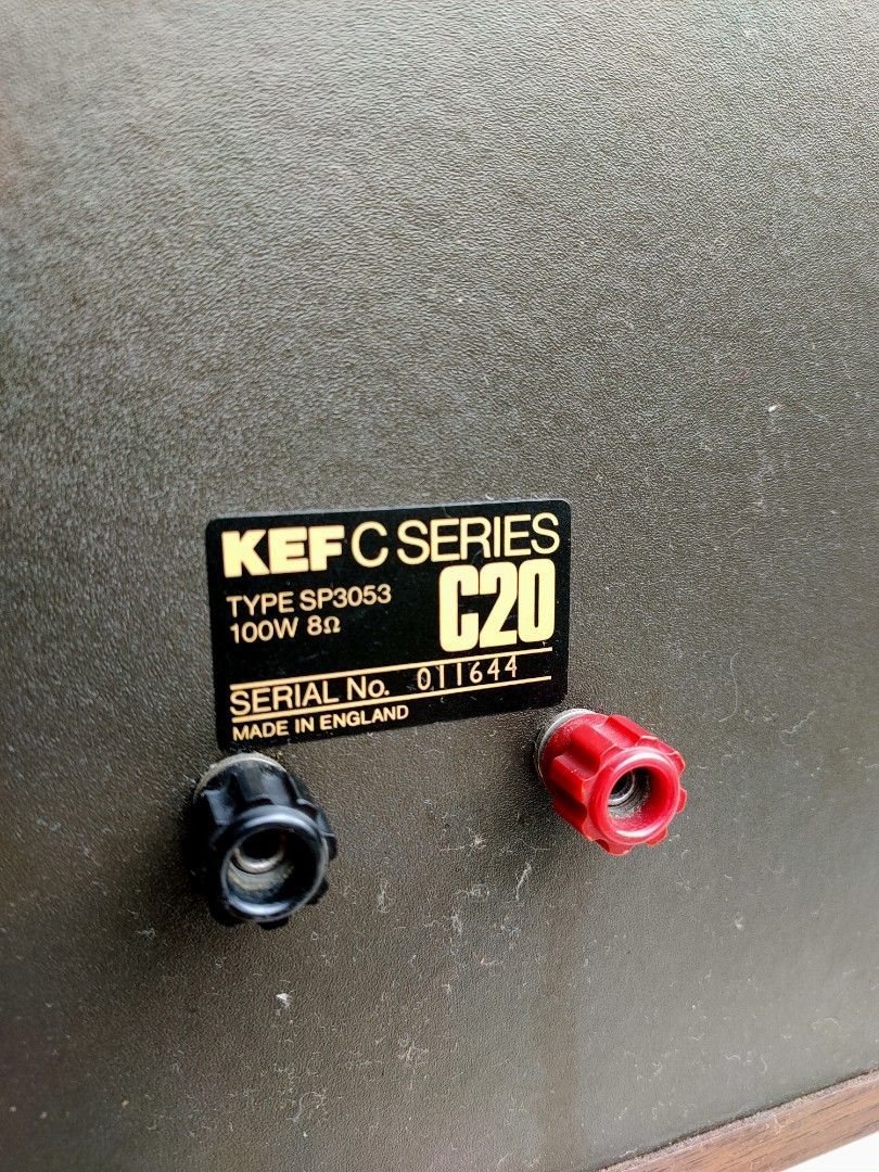 KEF C SERIES C20 SPEAKER, Audio, Soundbars, Speakers & Amplifiers on Carousell