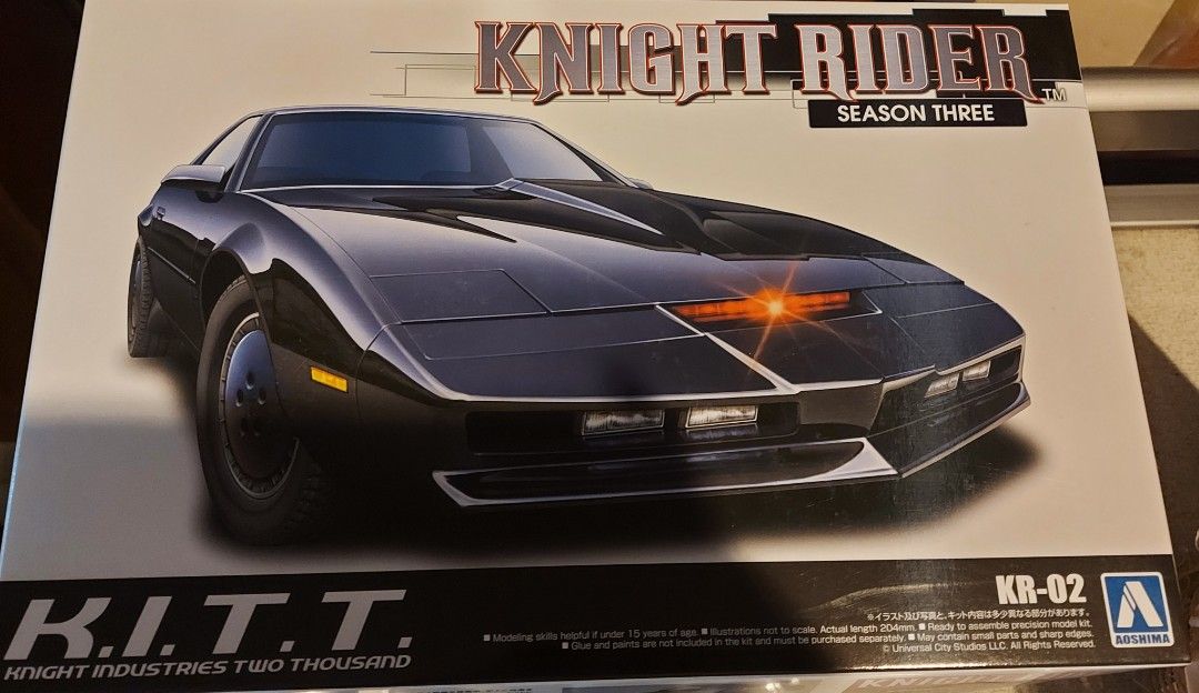 Knight Rider K.I.T.T. and Trailer Truck model kits, Hobbies & Toys ...