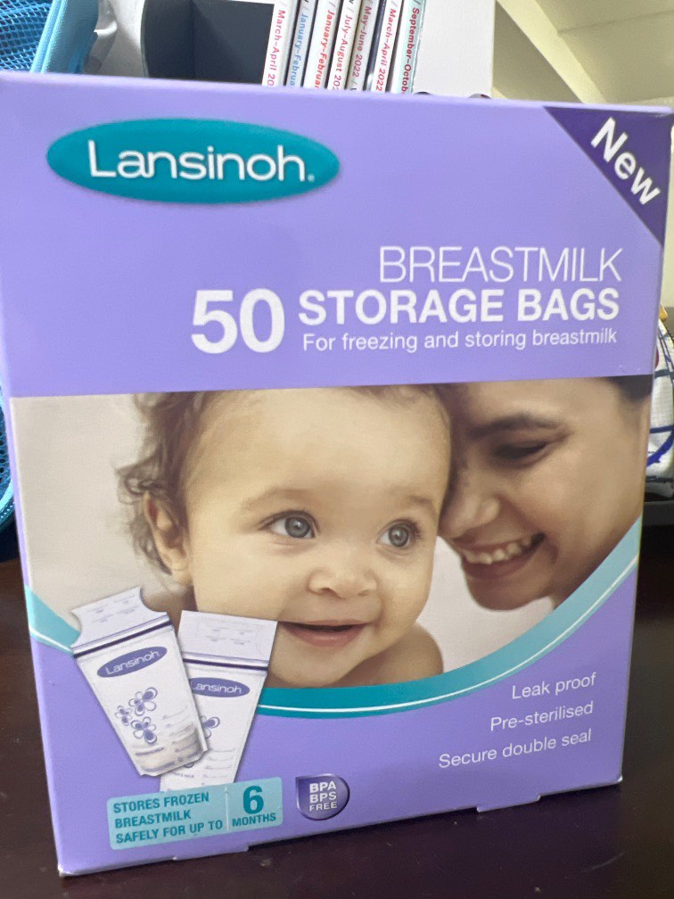 Lansinoh Breastmilk Storage Bags (50pc), Babies & Kids, Nursing