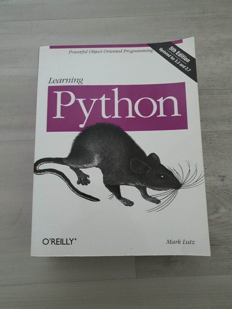 Learning Python (5th Edition) - O'Reilly, Hobbies & Toys, Books ...