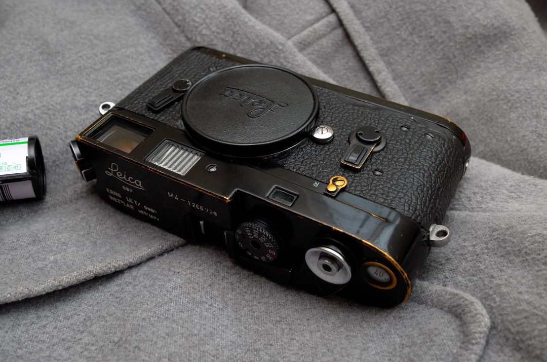 Leica M4 Original Black Paint with nice brassed patina