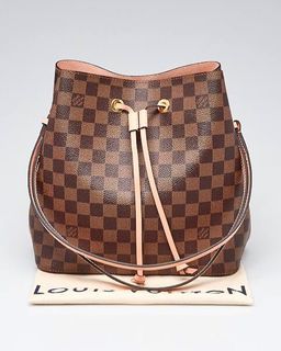 Like New Rect Indo- Limited! Louis Vuitton Bag LV Neo Noe Damier Rose poudre