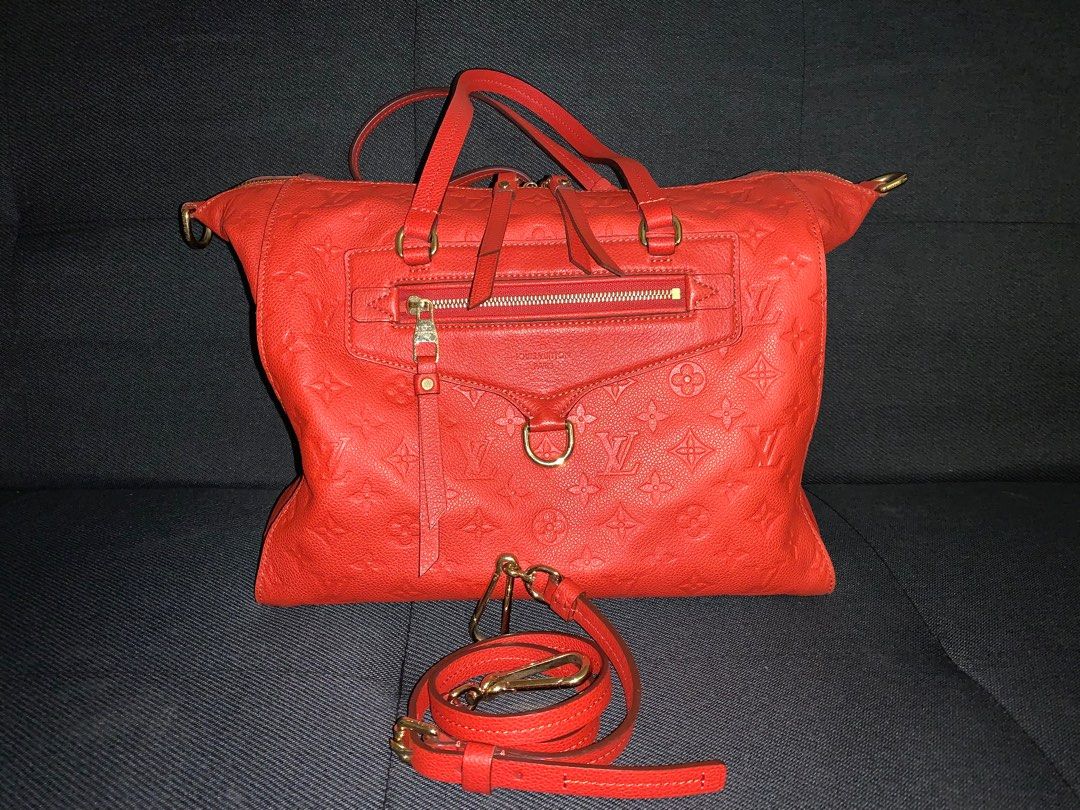 Like New Louis Vuitton Orient Monogram Empreinte Leather Lumineuse PM Bag