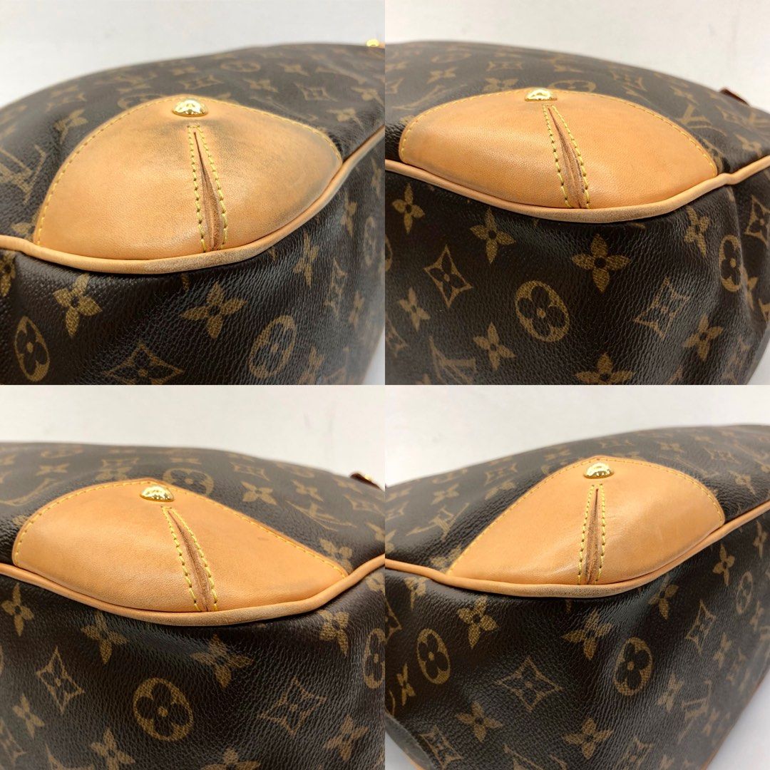 Auth Louis Vuitton Estrela MM Monogram M41232 Genuine Initial Engraved Bag  LD714