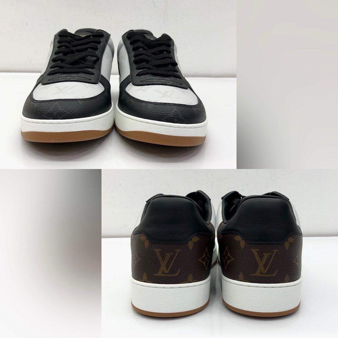 Louis Vuitton White Monogram Rivoli Sneakers 7 – The Closet