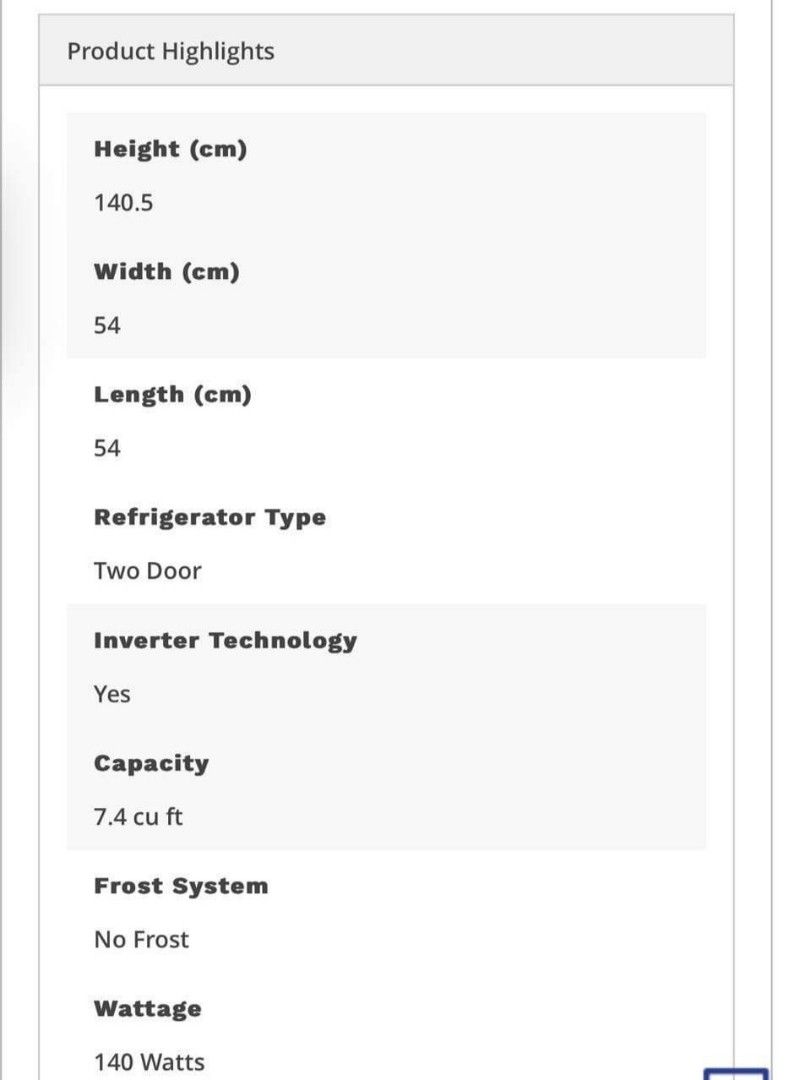 Low Priced Fully Functional 7.4 cu ft Inverter Refrigerator, TV & Home