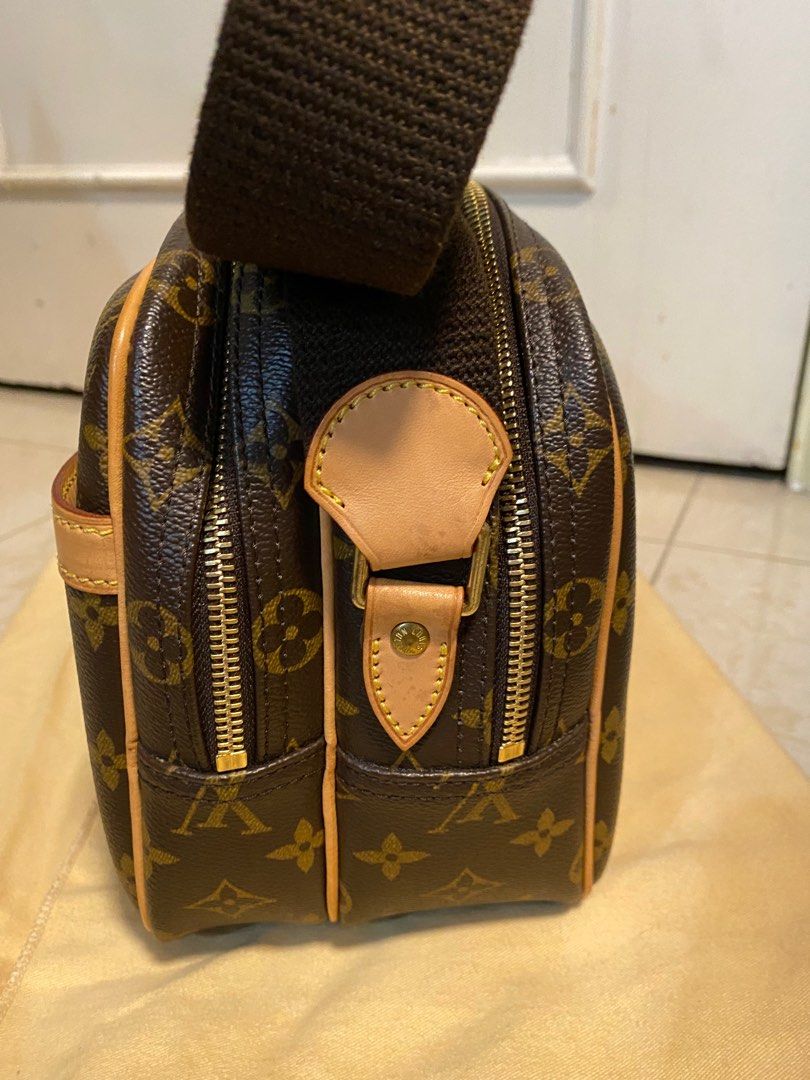 Auth Louis Vuitton Monogram Reporter PM M45254 Women's Shoulder Bag