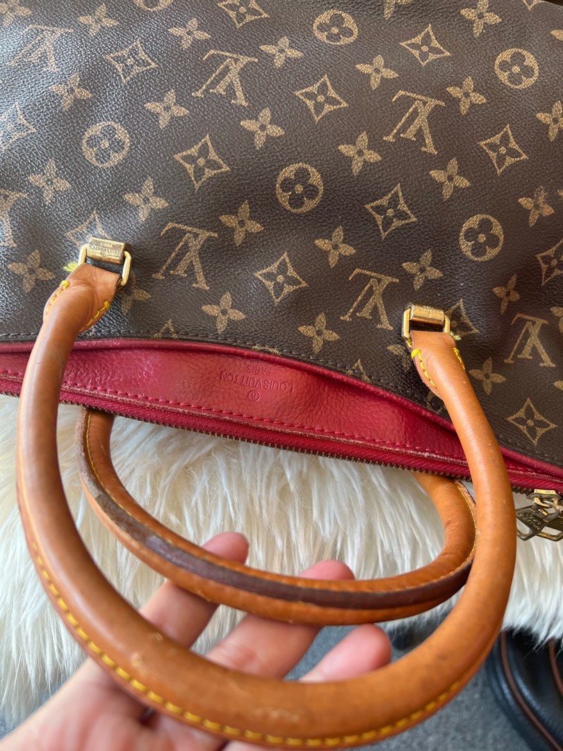 LV Pink Pallas Monogram Two-way Bag, Luxury, Bags & Wallets on Carousell