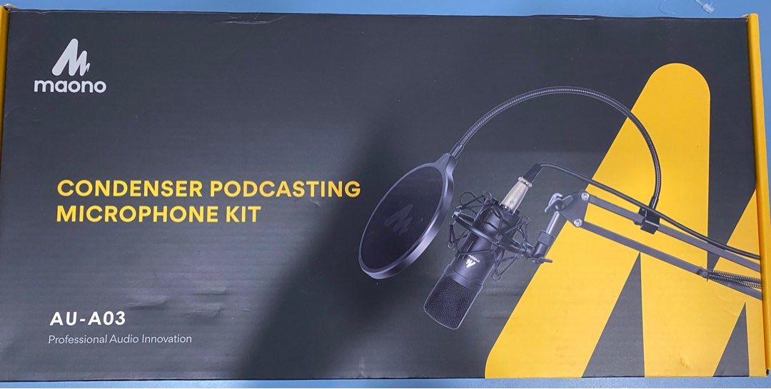 Maono au-a03 condenser microphone kit, Audio, Microphones on Carousell