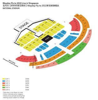 mayday 2022 concert cat 1