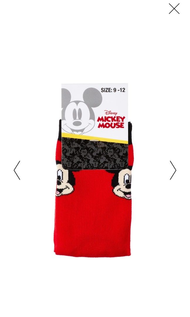 Mickey Mouse socks from Smiggle, Babies & Kids, Babies & Kids Fashion