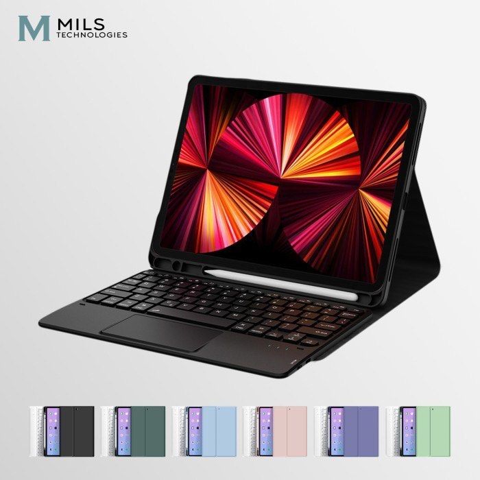 MILS Touchpad Keyboard Case iPad Pro 12.9 2018 2020 2021, Elektronik