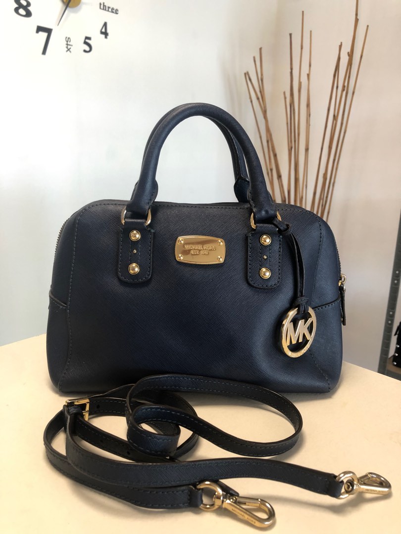 Mk store saffiano satchel