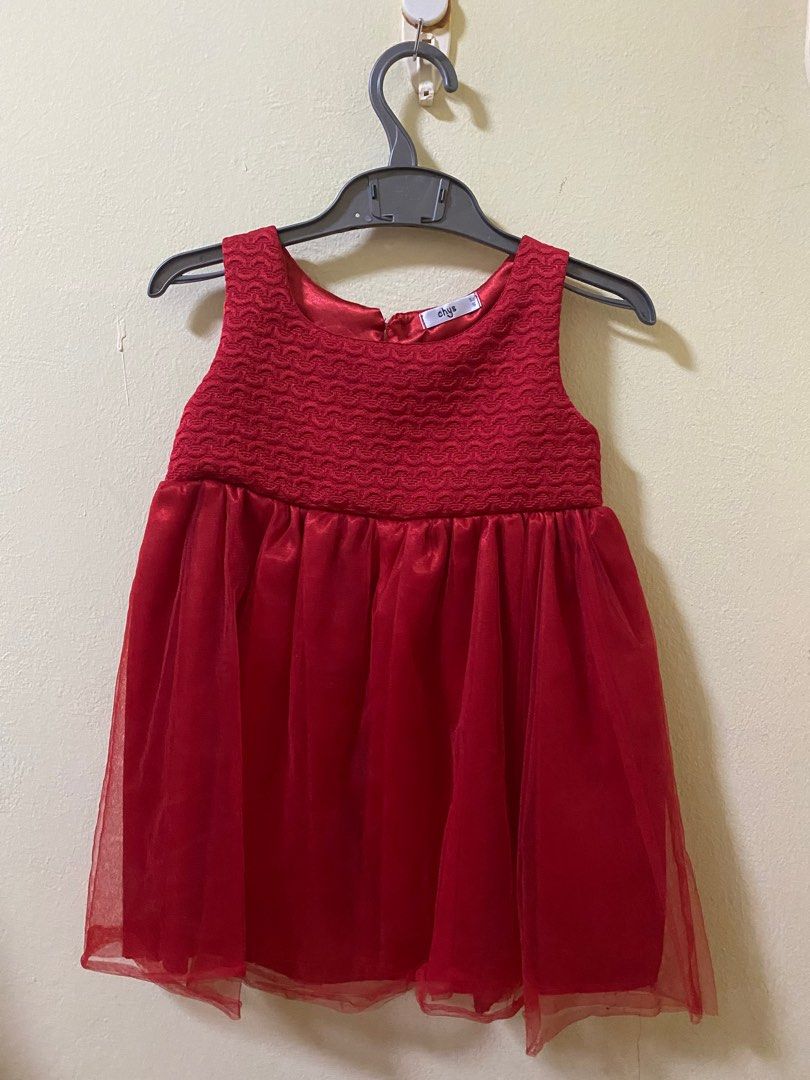 Matching red dresses sales for mother and daughter