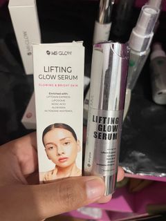 Msglow lifting serum mengencangkan wajah murah masih baru