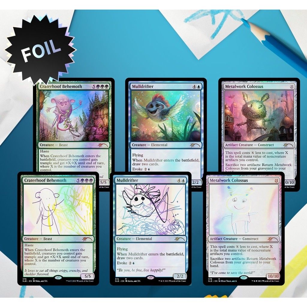 Mtg magic the Gathering tcg, secret lair extra life 2021 foil edition sealed