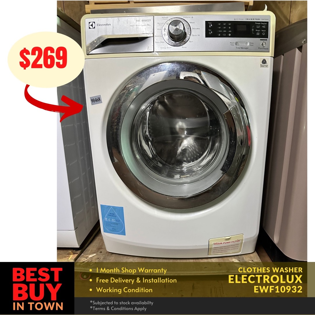 MUST BUY! ELECTROLUX 9KG FrontLoader Washing Machine EWF10932 (90468