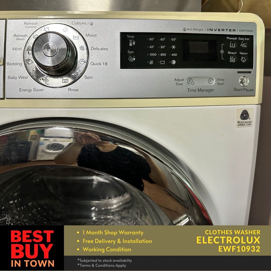 MUST BUY! ELECTROLUX 9KG FrontLoader Washing Machine EWF10932 (90468