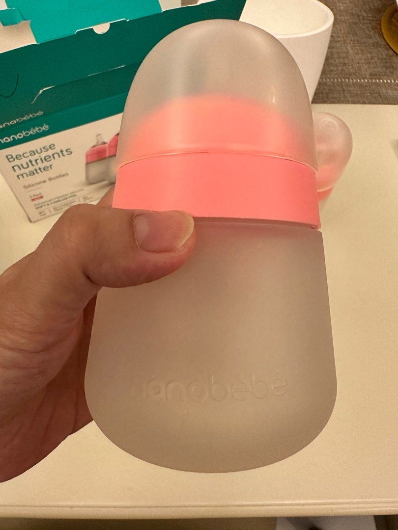 Pink outlet nanobebe bottles