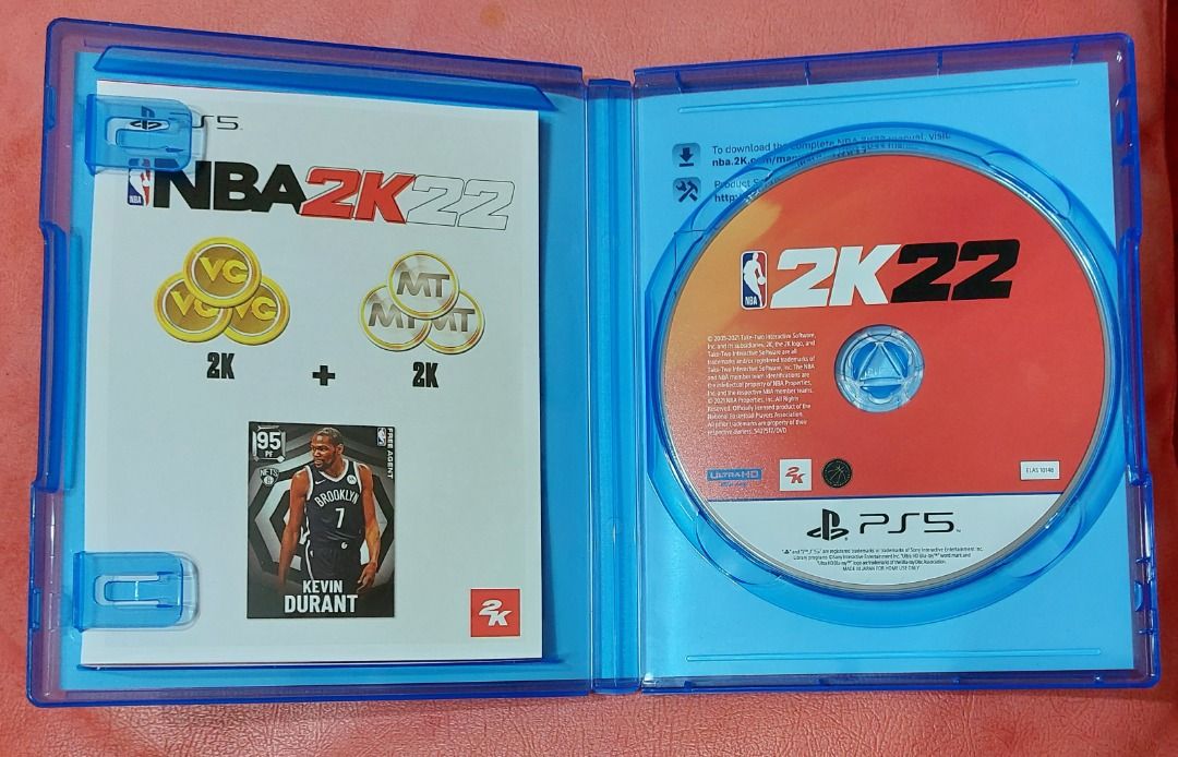 NBA2K22 PS5 Game (Category: PlayStation) located in Marikina City. Submitted by zetalica (Listing ID 1194886680, Image 3). Description: I'm selling my NBA 2K22 PS5 game CD for only P500.00 (Negotiable) or for trade (willing to add cash) just pm or message me here Kindly contact me for details 09173124047.