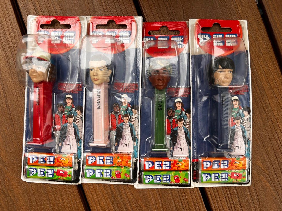 New PEZ Stranger things set of 4 (2019 release), Hobbies & Toys, Toys ...
