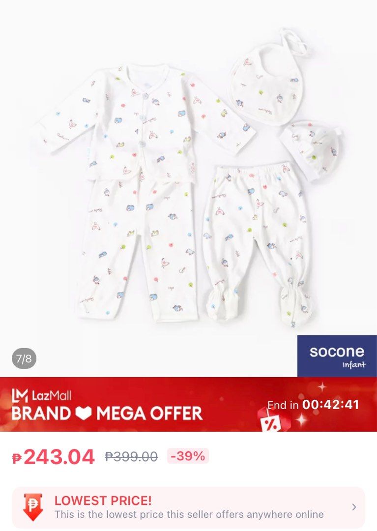 Lazada baby clothes outlet