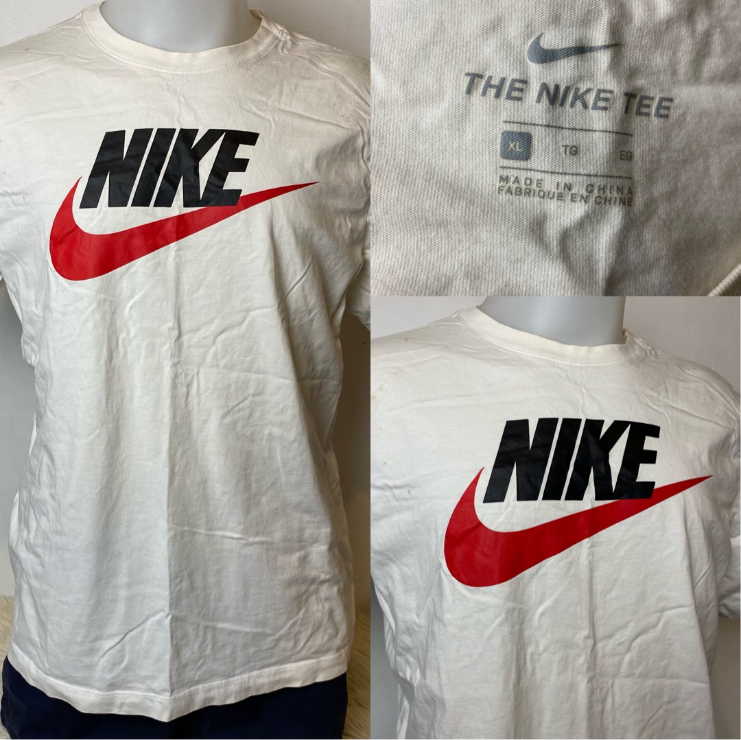 retro nike white with red swoosh