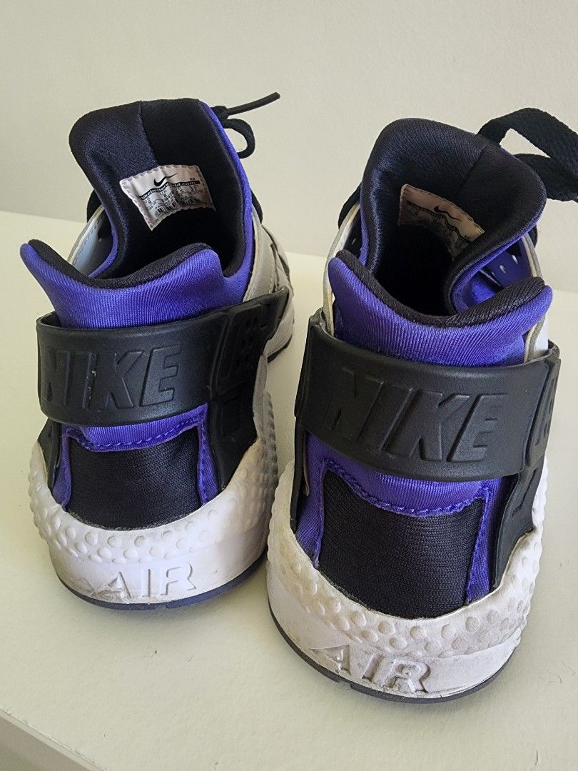 Nike huarache cheap black purple
