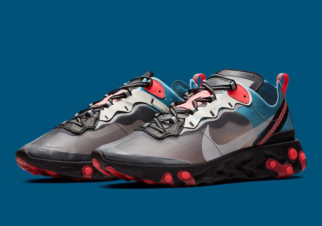 Nike React Element 87 Solar Red Men s Fashion Footwear Sneakers