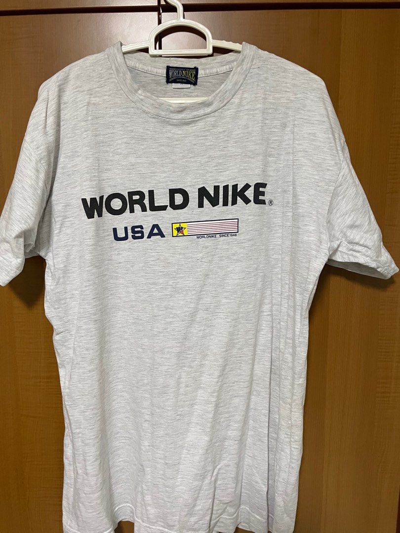 nike thrifted tee, Men's Fashion, Tops & Sets, Tshirts & Polo Shirts on