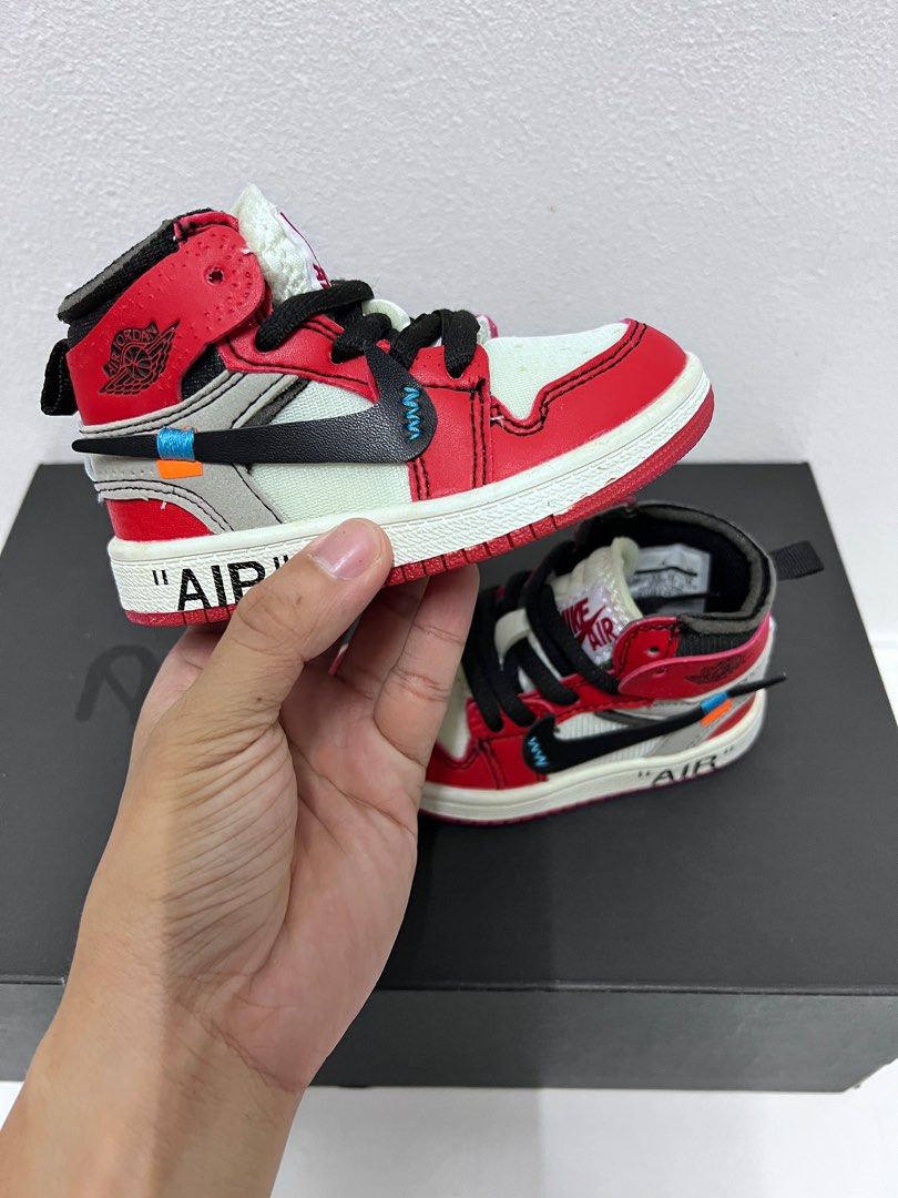 Air jordan 1 sale off white kids