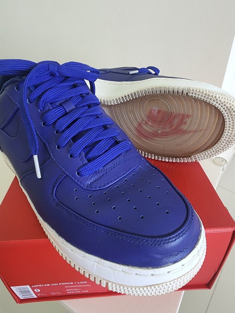NikeLAB AF 1 LOW BLUE Men s Fashion Footwear Sneakers on Carousell