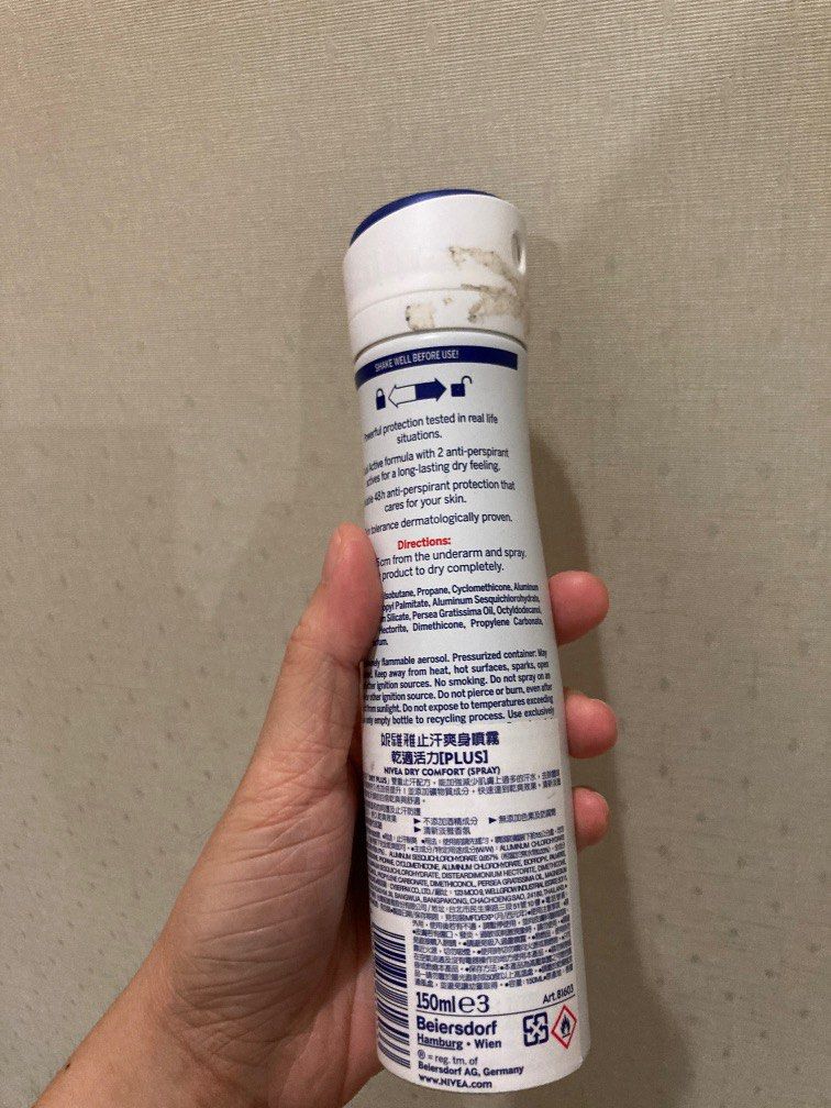 Nivea spray deodorant, Kesehatan & Kecantikan, Parfum, Kuku ...