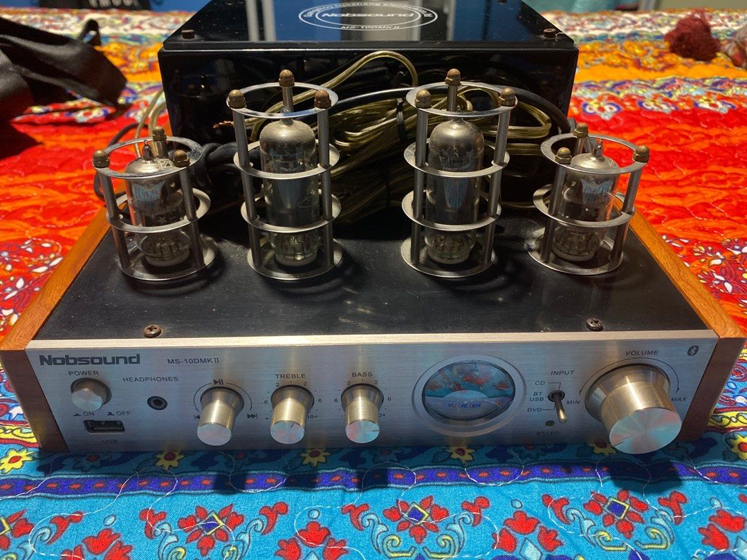 Nobsound MS-10D MKII Hybrid Tube Amplifier Bluetooth, Audio, Soundbars ...