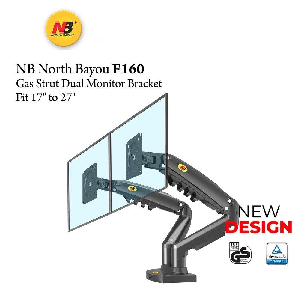 North Bayou F160 Dual Monitor Mount, Computers & Tech, Parts ...