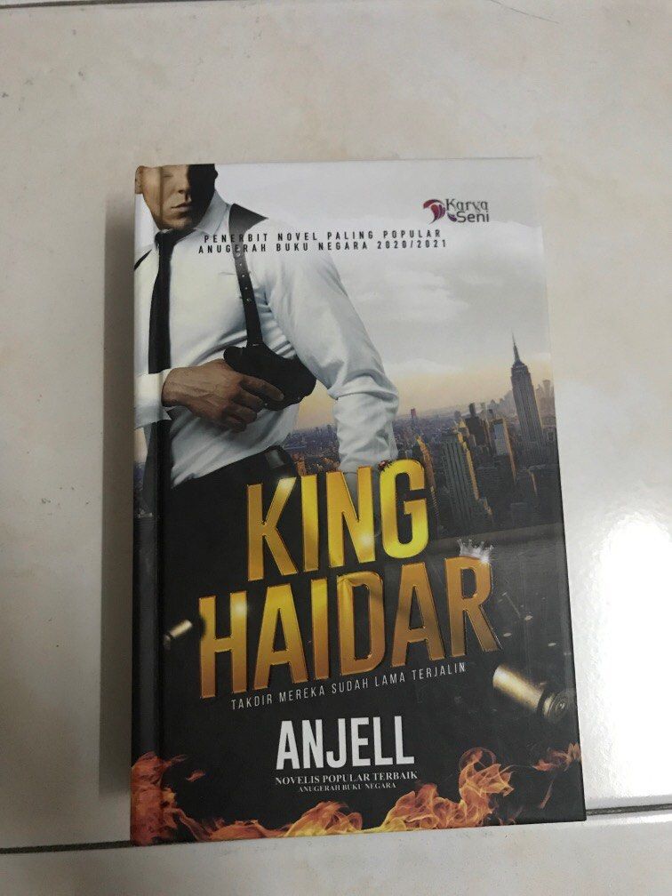 Novel King Haidar Anjell Hard Cover, Hobbies & Toys, Books & Magazines