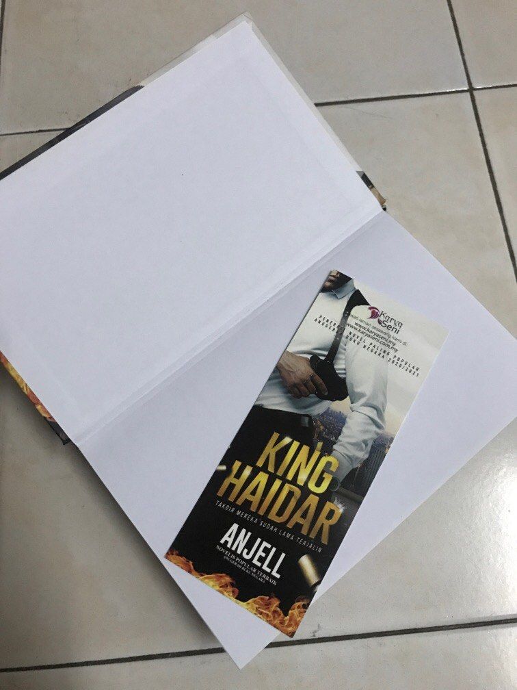 Novel King Haidar Anjell Hard Cover, Hobbies & Toys, Books & Magazines