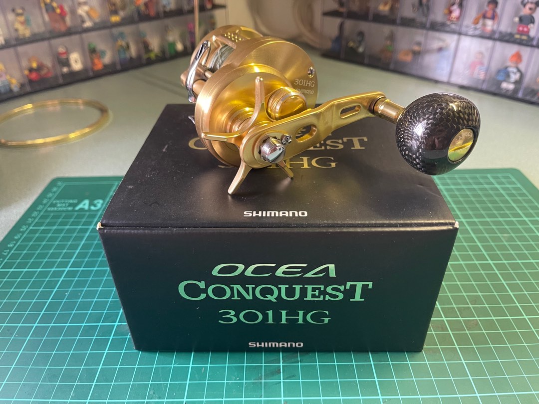 Shimano Ocea Conquest 301 HG 2022 – Moulinet Baitcast Main Gauche – Neuf 9+2 Billes