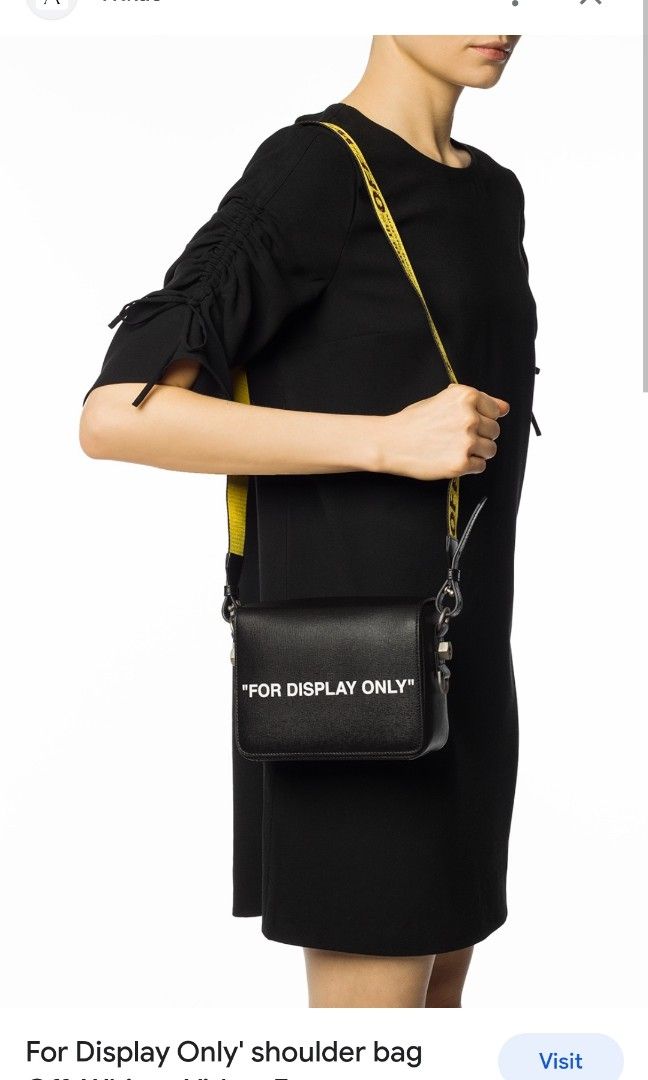 For display only off white bag on sale