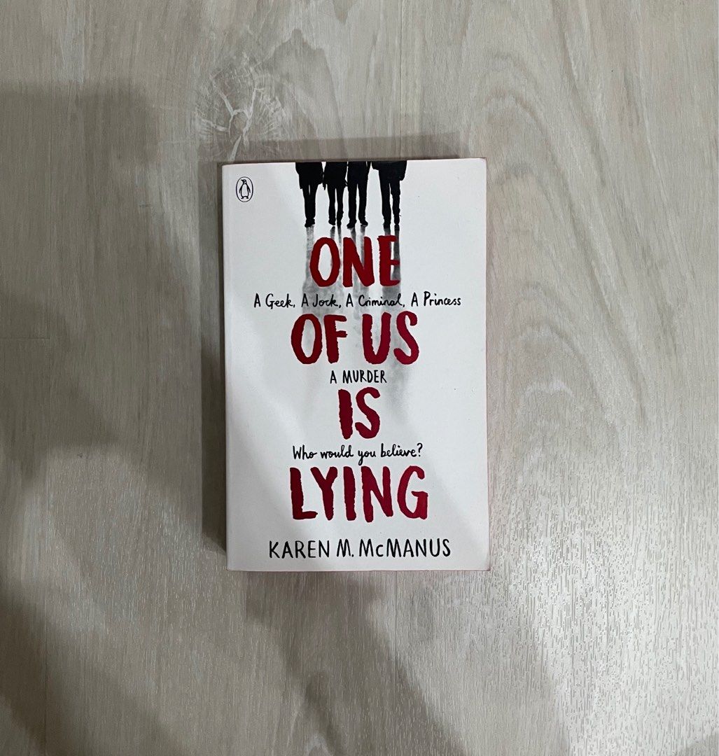 One of Us is Lying book by Karen M.Mcmanus, Hobbies &amp; Toys, Books &amp; Magazines, Fiction &amp; Non ...