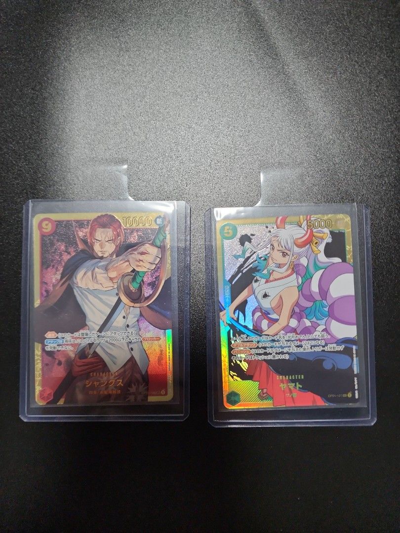 Wts/wtt One piece TCG OP-1 Yamato/shanks Secret Rare, Hobbies & Toys, Toys  & Games on Carousell