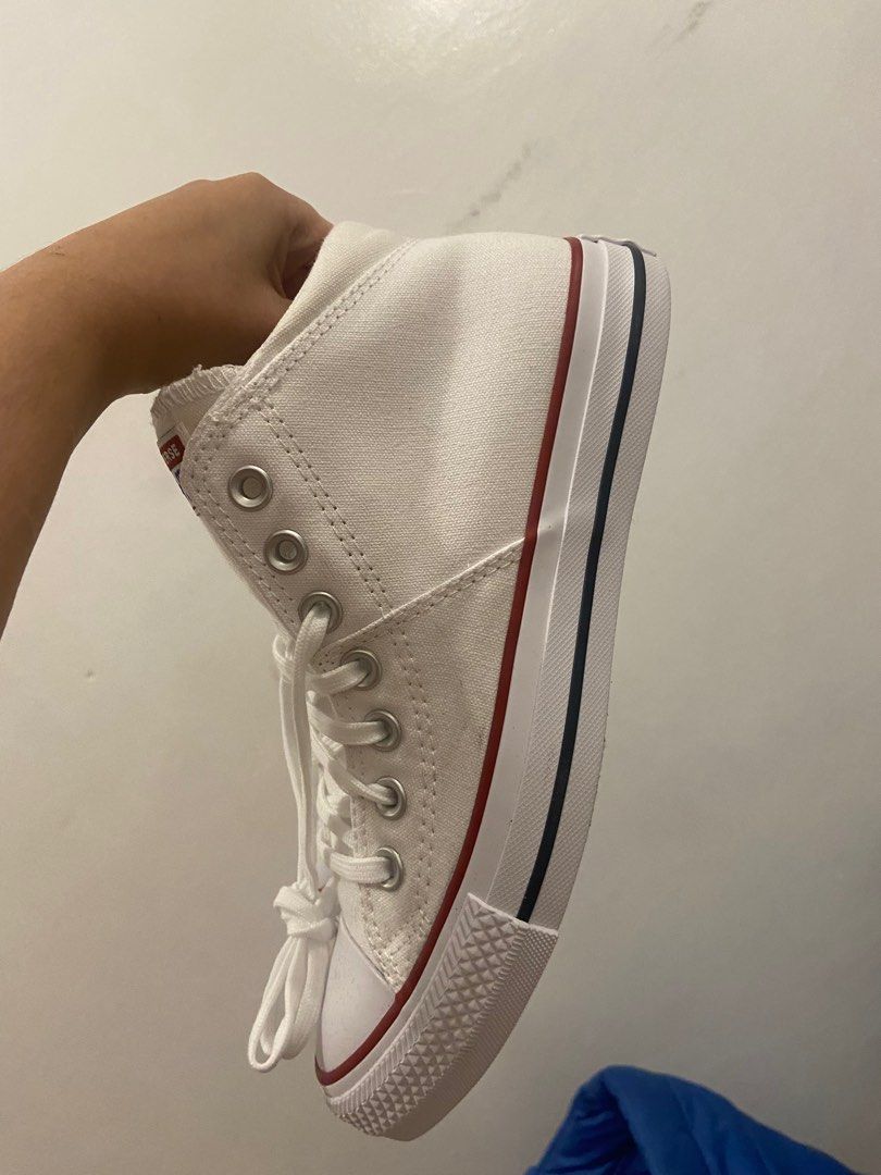 plain white converse