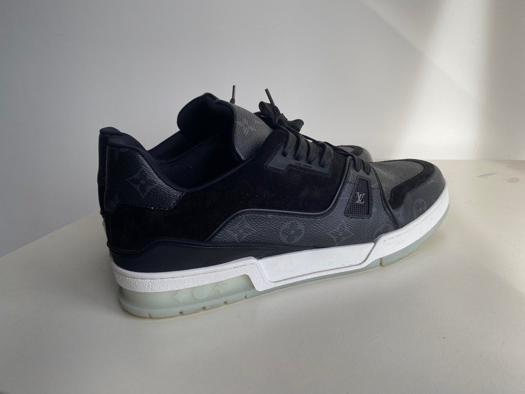 Louis Vuitton Monogram Eclipse Canvas and Suede LV Trainer