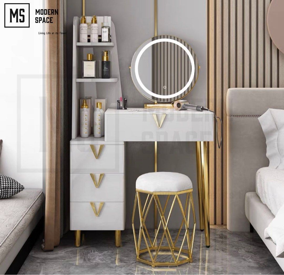 ORLA Modern Vanity Set DT157 Furniture Home Living Furniture
