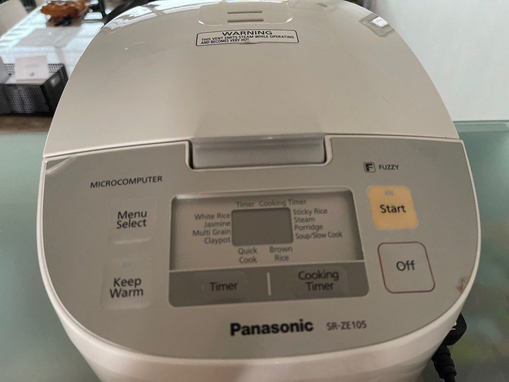 Panasonic Rice Cooker SRZE 105, TV & Home Appliances, Kitchen